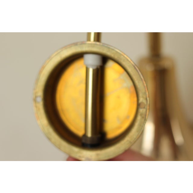 Vintage Trump Shape Lights in Brass by Börje Claes for Norlett Elit, 1960s, Set of 2 For Sale - Image 18 of 18