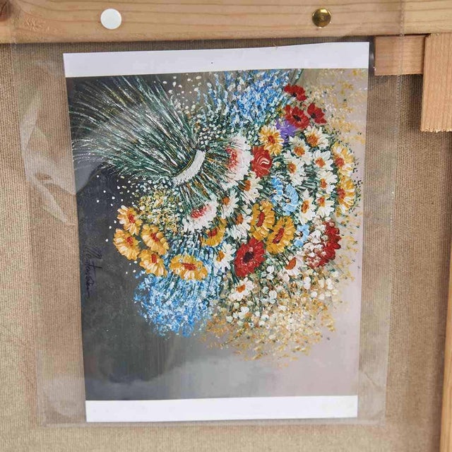 Costanza Mantovani, Floral, 2000s, Oil on Canvas For Sale - Image 6 of 8
