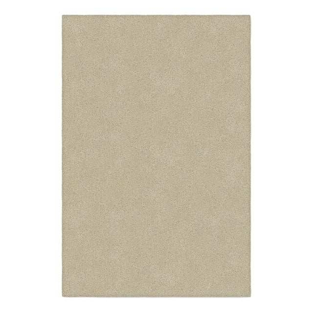 Taupe Rectangle Plain Rug from Marqqa For Sale