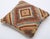 A one-of-a-kind handwoven Afghan wool kilim accent pillow featuring fine concentric diamond. Cut and sewn by hand from a...