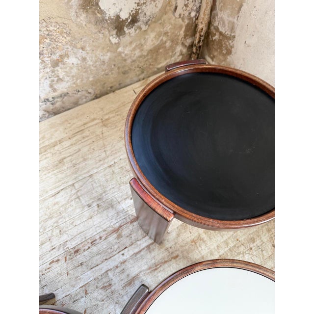 Nido 780 G Stackable Coffee Tables by Gianfranco Frattini for Cassina, 1960s, Set of 4 For Sale - Image 15 of 18