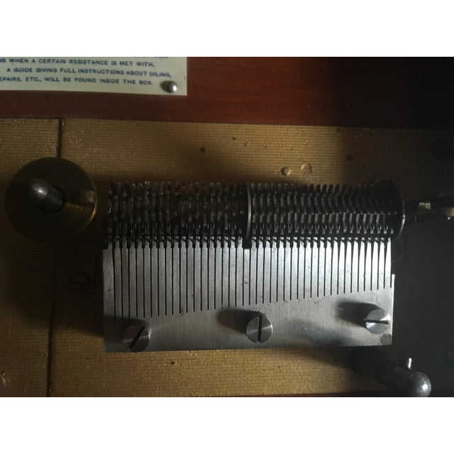 Early 20th Century Antique Early 1900’s Regina Music Box For Sale - Image 5 of 12