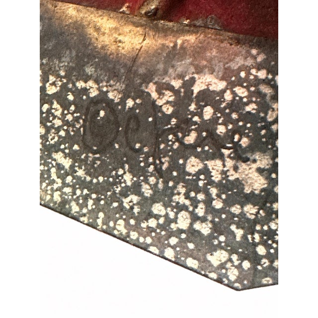 1960s Signed Mid 20th Century Curtis Jeré/Artisan House Chinese Junk Boat Brass Wall Sculpture Brutalist MCM For Sale - Image 5 of 6