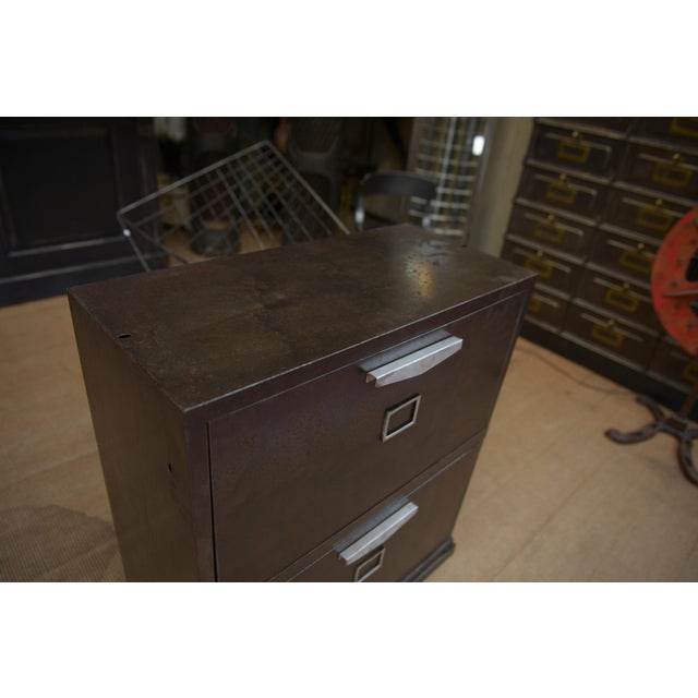 Industrial Base Unit with 2 Drawers, 1950s For Sale - Image 6 of 11
