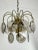 Murano Glass and Brass Chandelier by Vistosi, 1970s For Sale - Image 4 of 12