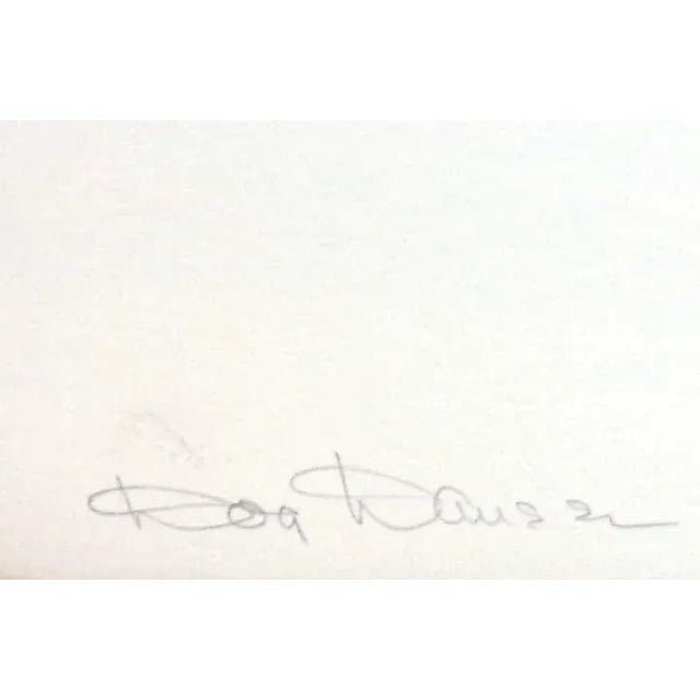 Dean Meeker Dog Dancer H.Signed Intaglio Collagraph Artwork For Sale - Image 4 of 8