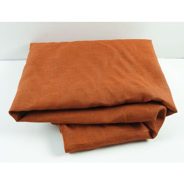Rust Linen Fabric 5 Yards Chairish