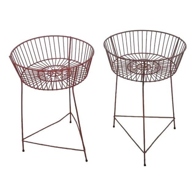 Display Baskets, 1960s, Set of 2 For Sale
