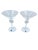1980s Post Modern Hand Blown Martini Glasses - a Set of 7 For Sale In New York - Image 6 of 13
