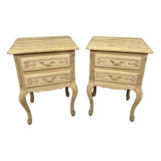 Vintage Bedside Tables in Oak, Set of 2 For Sale