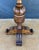 Brown Renaissance Revival Carved Octagonal Pedestal Table, Early 20th Century For Sale - Image 8 of 11