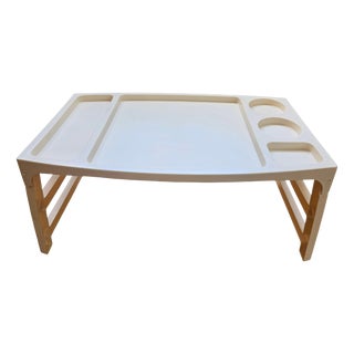 Mid-Century Modern Folding Bed Breakfast Table Tray, 1970s For Sale