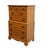 HIGH END VINTAGE Solid Hard Rock Maple Colonial Early American 33" Chest on Chest 5010 Cannot identify manufacturer, but...