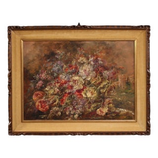 Antonioli, Still Life on Copper, 1970, Oil and Copper For Sale