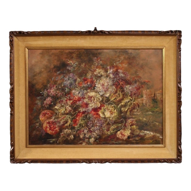 Antonioli, Still Life on Copper, 1970, Oil and Copper For Sale