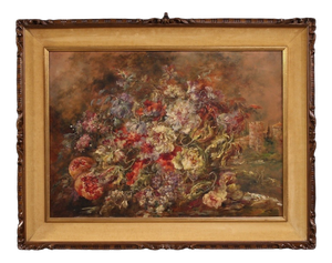 Antonioli, Still Life on Copper, 1970, Oil and Copper