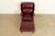 Hancock & Moore Chippendale Wingback Leather Lounge Chair With Ottoman For Sale In South Bend - Image 6 of 15
