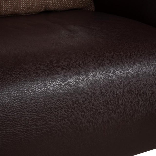 Model 6300 Armchairs in Brown Leather from Rolf Benz, Set of 2 For Sale - Image 4 of 16