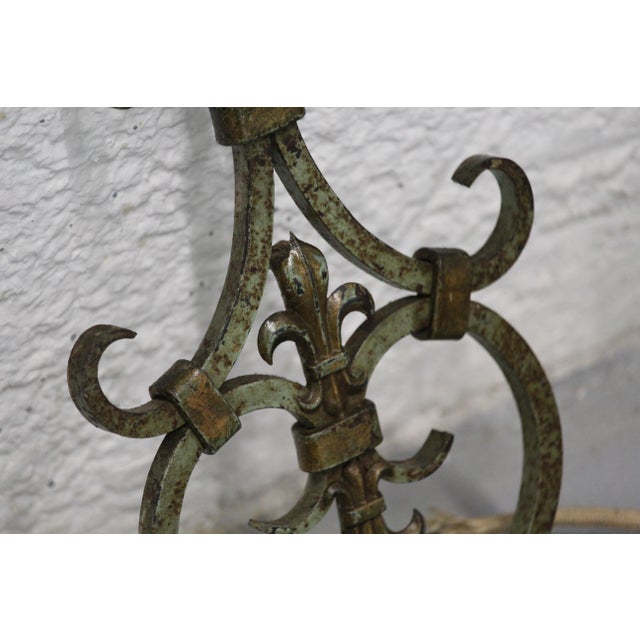 Vintage Royal Lily Decor Wall Lamps, 1950s, Set of 2 For Sale - Image 16 of 18