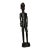 Vintage African Ironwood Statue of a Tribal Man For Sale