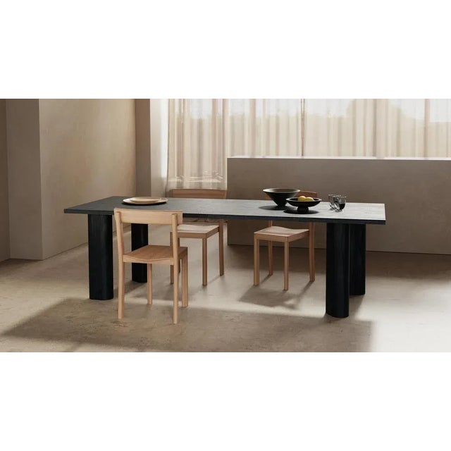 Wood Galta Forte 240 Dining Table in Black Oak by Kann Design For Sale - Image 7 of 10