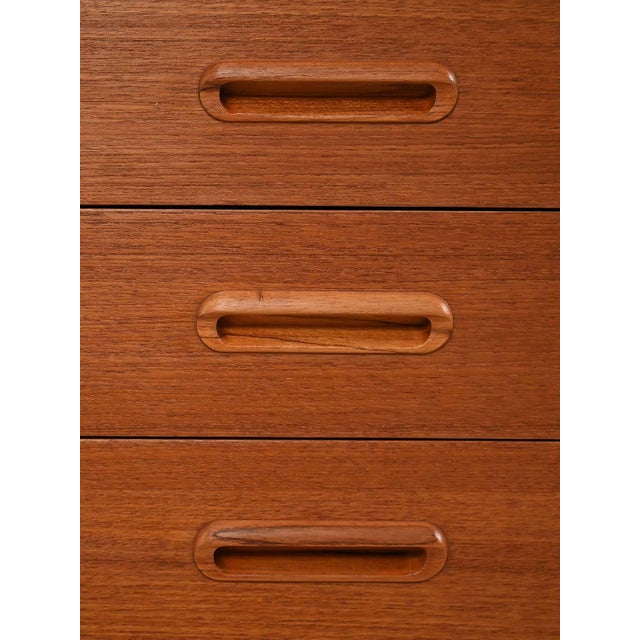 Brown Scandinavian Sideboard with Exposed Structure, 1960s For Sale - Image 8 of 13