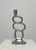 Pair of Brutalist chrome-plated aluminum candlesticks by Matthew Hilton, UK, circa 1980. Elegant and timeless! I have...