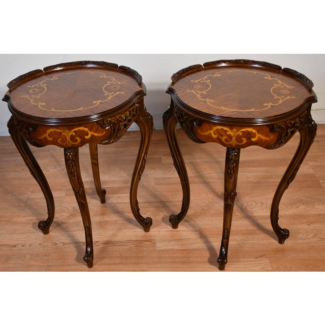 We are pleased to offer this beautiful Antique set of French Louis XV side and coffee tables from the 1920. This set made...