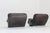 Vintage Lounge Chairs in Brown Leather by Giuseppe Munari, 1970s, Set of 2 For Sale - Image 3 of 10