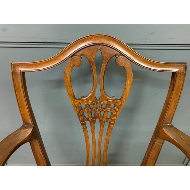 Set of Georgian Mahogany Armchairs, 1790 For Sale - Image 4 of 10