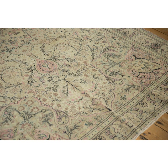 Textile Vintage Distressed Kayseri Carpet - 6'8" x 9'8" For Sale - Image 7 of 10