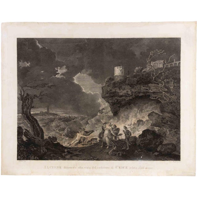 Etching on paper. Titled at bottom center. At bottom sides: "R. Wilson dip. - E. Ragona inc.". After a painting by Richard...