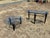 Vintage Space Age Design Chrome and Glass Atomic Coffee & Demilune Console Table For Sale - Image 13 of 18