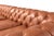 Animal Skin Century Chesterfield Sofa - Light Chestnut Leather - 118" For Sale - Image 7 of 9