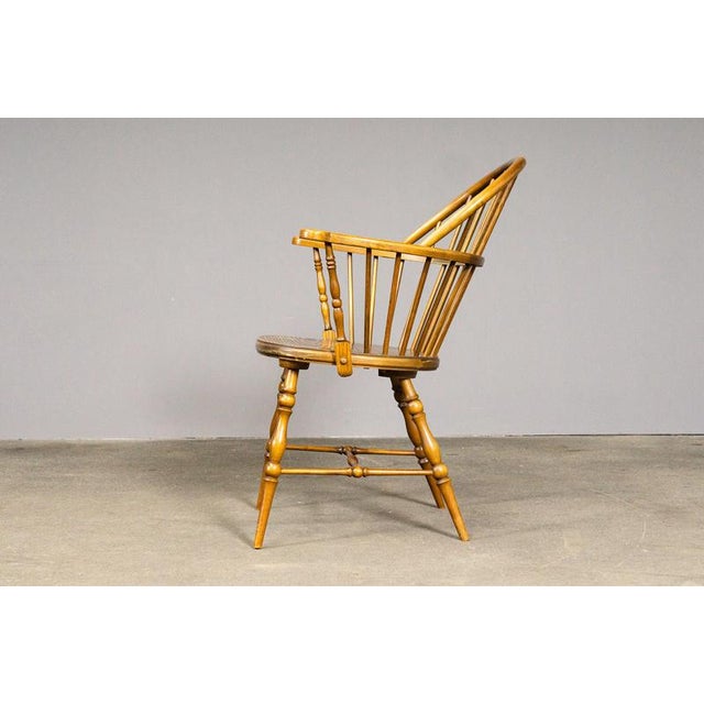 Wood Windsor Armchairs in Oak, Set of 3 For Sale - Image 7 of 18