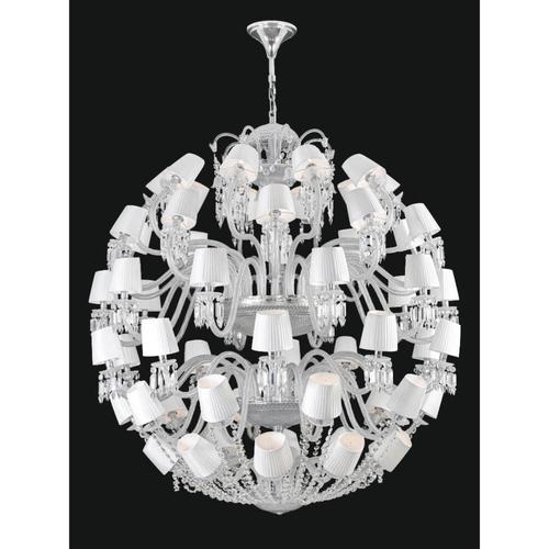 Collection regina chandelier, metal and crystal, ncs 219/60 ws by jago dimensions: d 160 x h 165 cm. Materials: metal,...