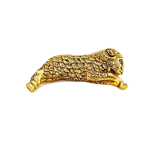 1950s Gold-Filled Ram Brooch