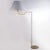 Gold Floor Lamp, Denmark, 1960s For Sale - Image 8 of 9