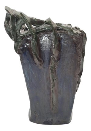 Sculptural Art Ceramic Vase by RB, 1970s