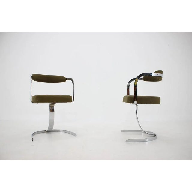 Set of Mid-Century French Space Age Dining Chairs, 1960s For Sale - Image 3 of 8