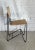 1990s Chipotle Chair by Bruce Gueswel Earlier Production Wood and Wrought Iron Industrial For Sale - Image 13 of 13