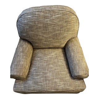 Like-New Ethan Allen Swivel Rocking Chair, Neutral Colors For Sale