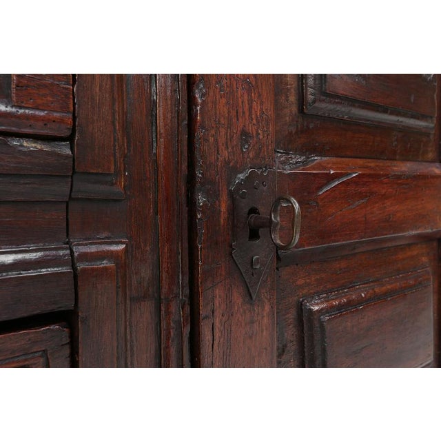16th Century French Geometric Sideboard in Oak For Sale - Image 11 of 18