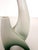 White and Green Ceramic Flower Vase Sculpture attributed to Vibi, Turin, Italy, 1950s For Sale - Image 14 of 16