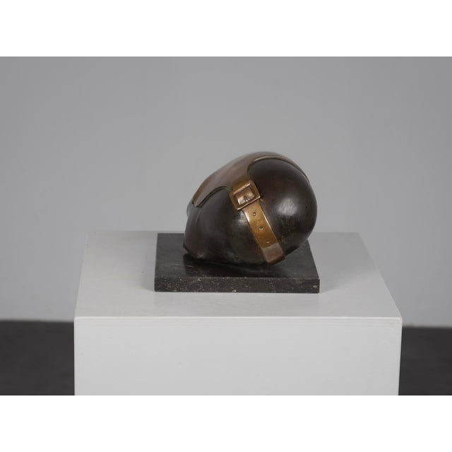 Jos Van Vreeswijk, Intriguing Bronze Sculpture, 1990s, Bronze & Stone For Sale - Image 4 of 9