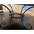 Late 20th Century Vintage Heavy Iron & Mahogany Round Dining Table For Sale - Image 5 of 11