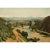 An excellent full color offset lithograph print after oil painting "The Narni Bridge" by J.B.-Camille Corot. Comes from a...
