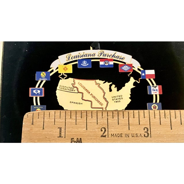 Traditional Vintage 2003 Louisiana Purchase Bicentennial Commemorative Ornament For Sale - Image 3 of 15