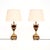 An absolutely stunning pair of antique French marble and gilt bronze lamps. They were made in France, they date from...