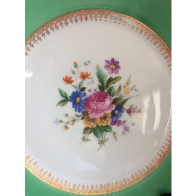1920s Porcelain Dinner Plates, Bavarian Plates, Set of Ten For Sale - Image 9 of 10